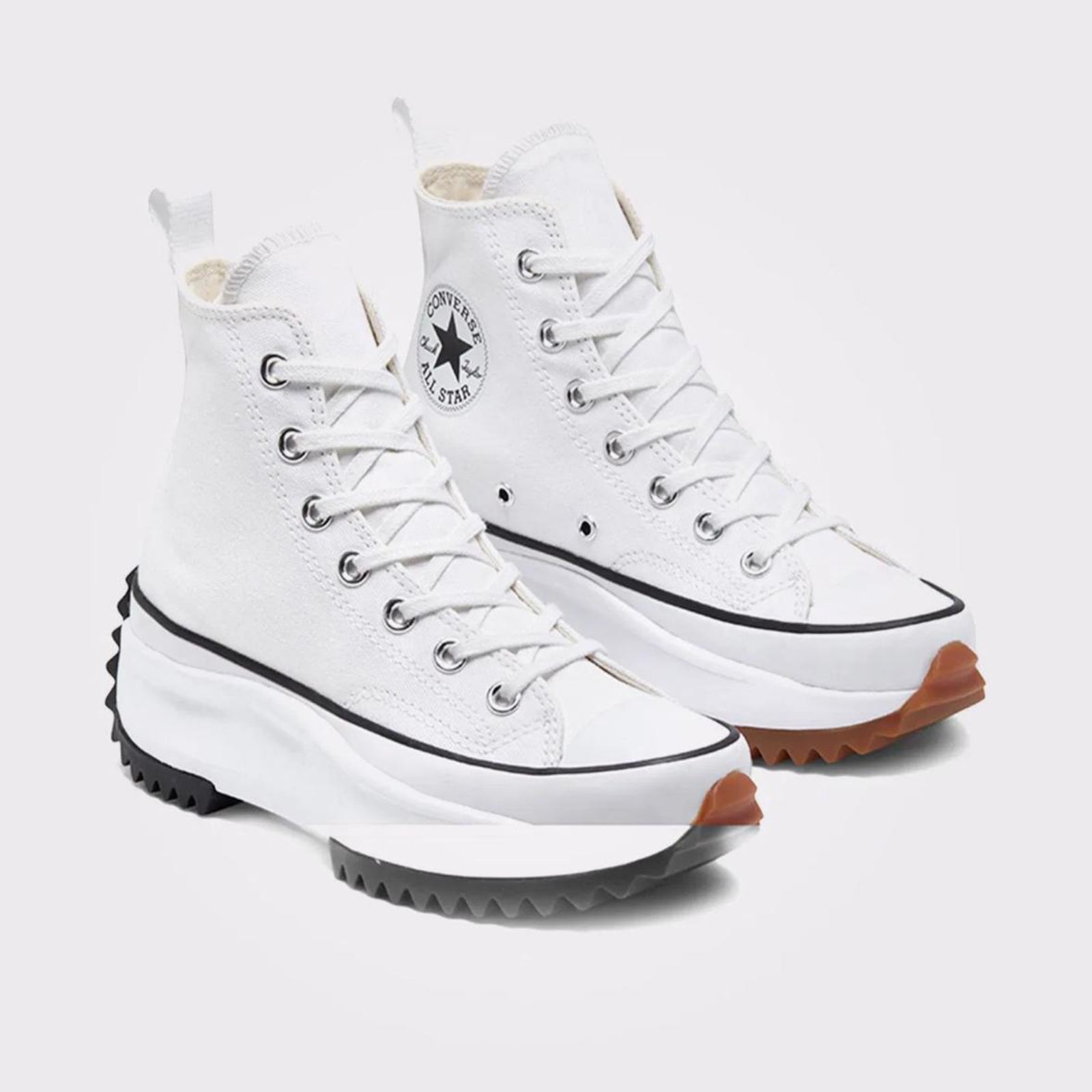 Converse White Hightops - Run Star Hike