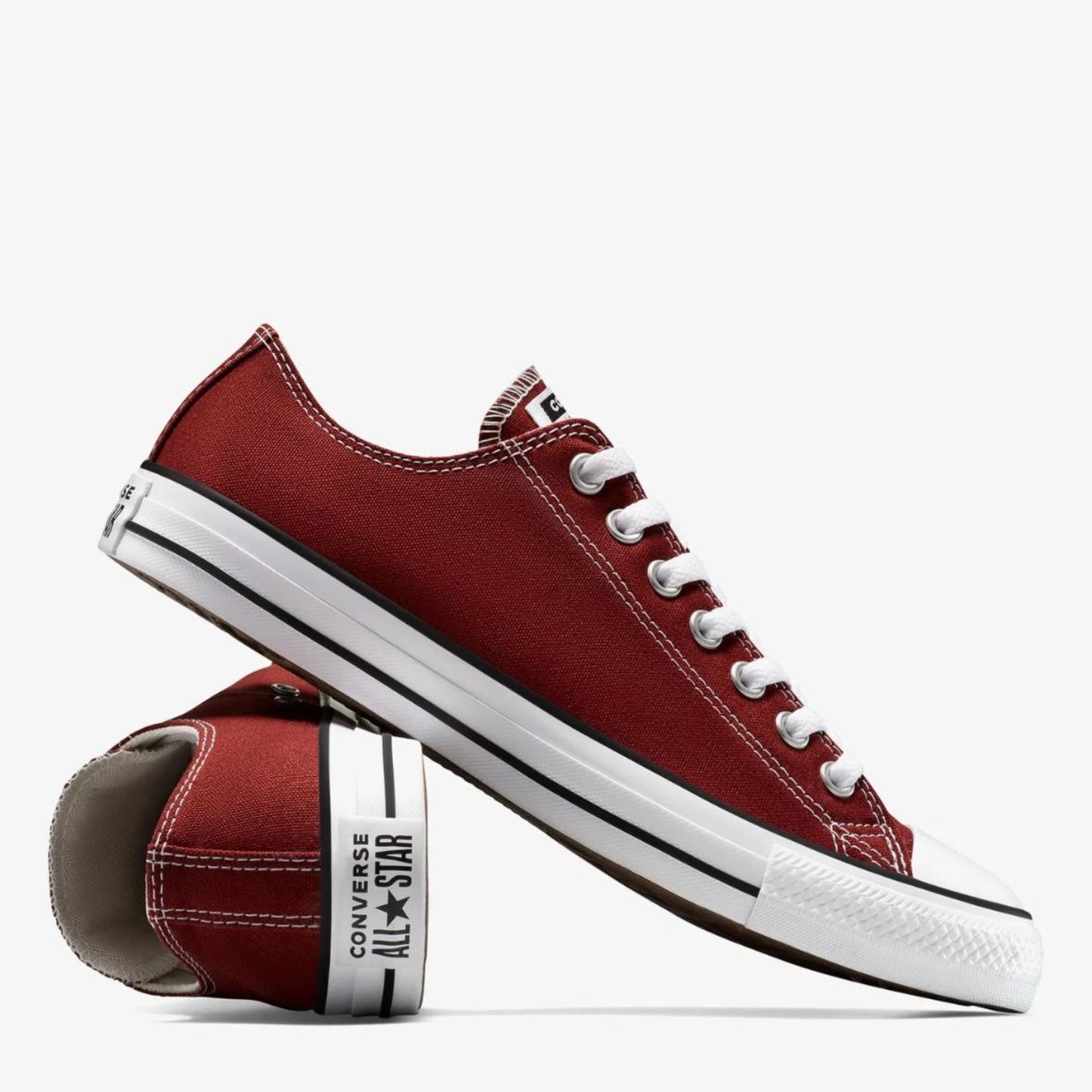 Converse Maroon Low-Tops