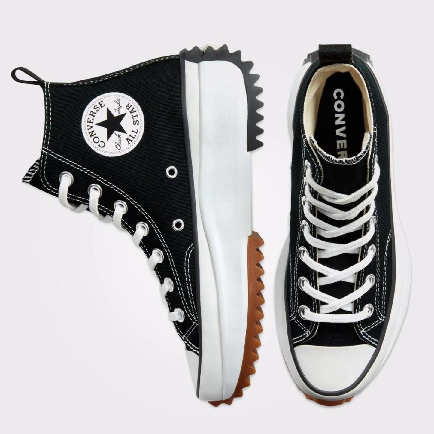 Converse Black Hightops - Run Star Hike