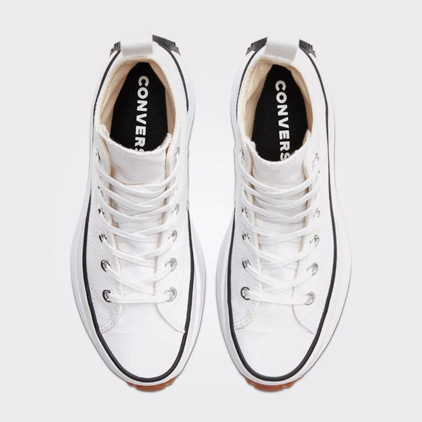 Converse White Hightops - Run Star Hike
