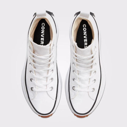 Converse White Hightops - Run Star Hike