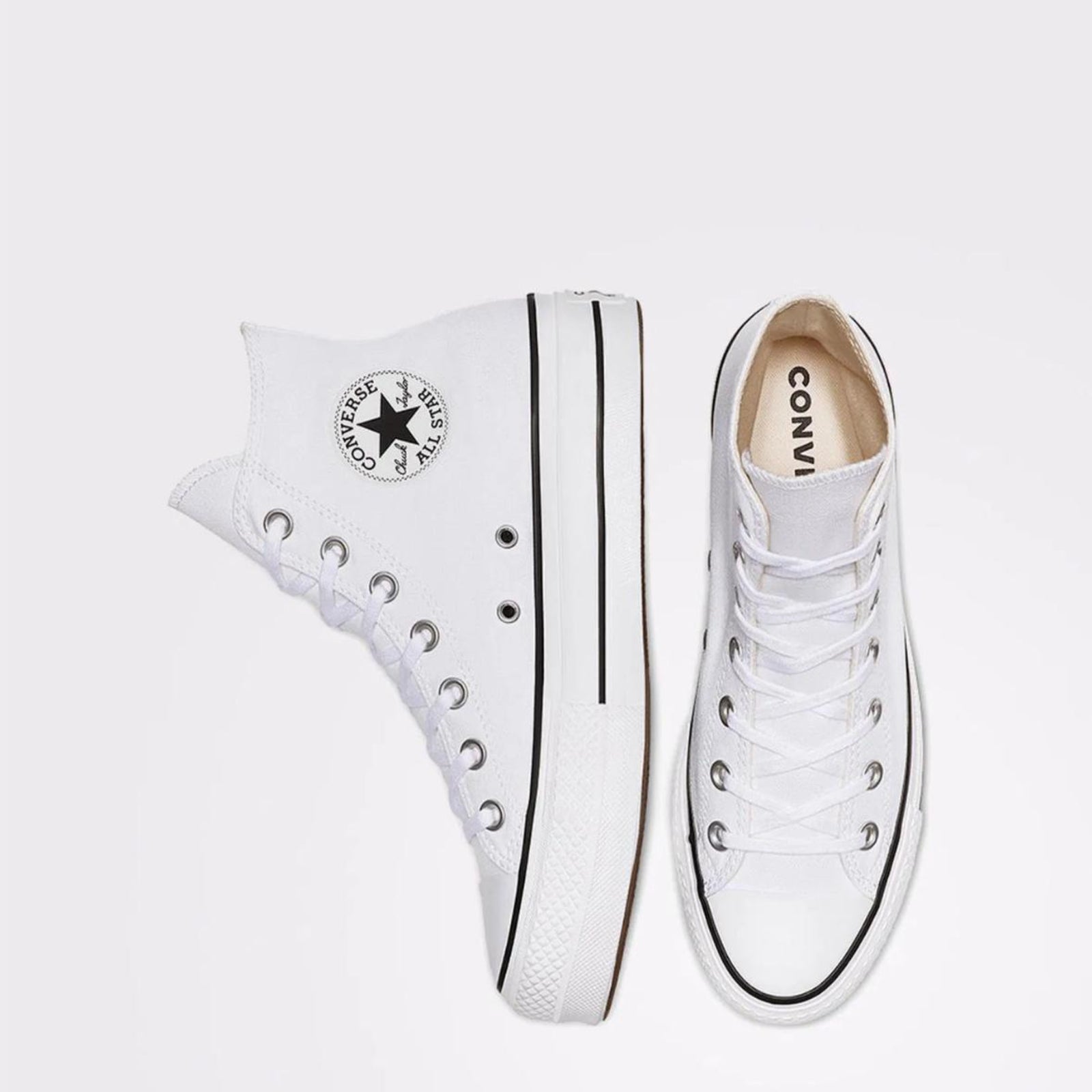 White Chunkies High-Tops