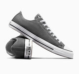 Converse low tops charcoal grey