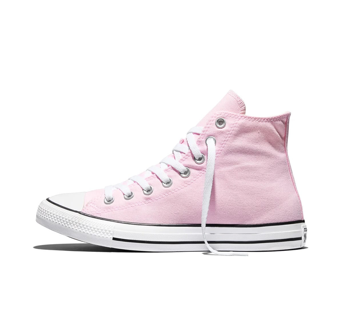 Converse light pink high tops
