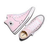Converse light pink high tops